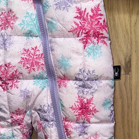 Spyder Pink and Purple Kids One Piece - Picture 4 of 15